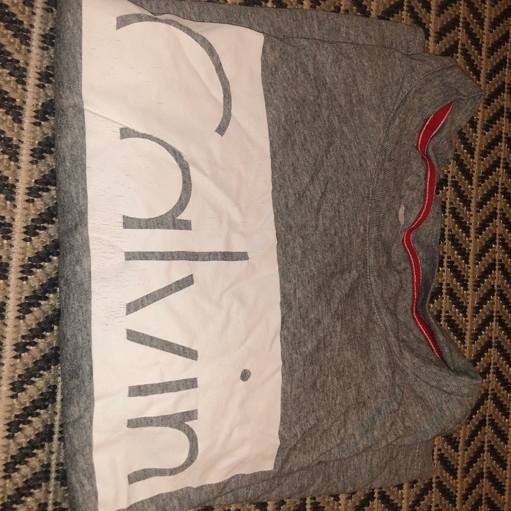 Calvin Klein cropped short sleeve shirt